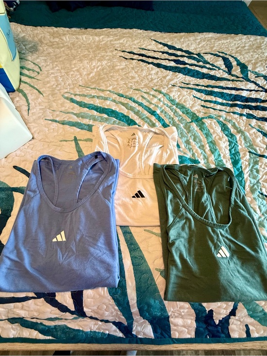 adidas Tops - Adidas - 3 Scoop Neck Athletic Tank Tops
